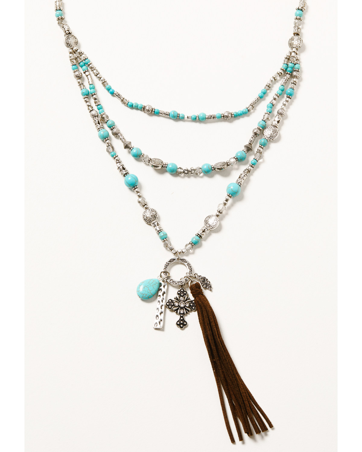 Shyanne Women's Desert Wanderer Multi Chain Tassel Necklace