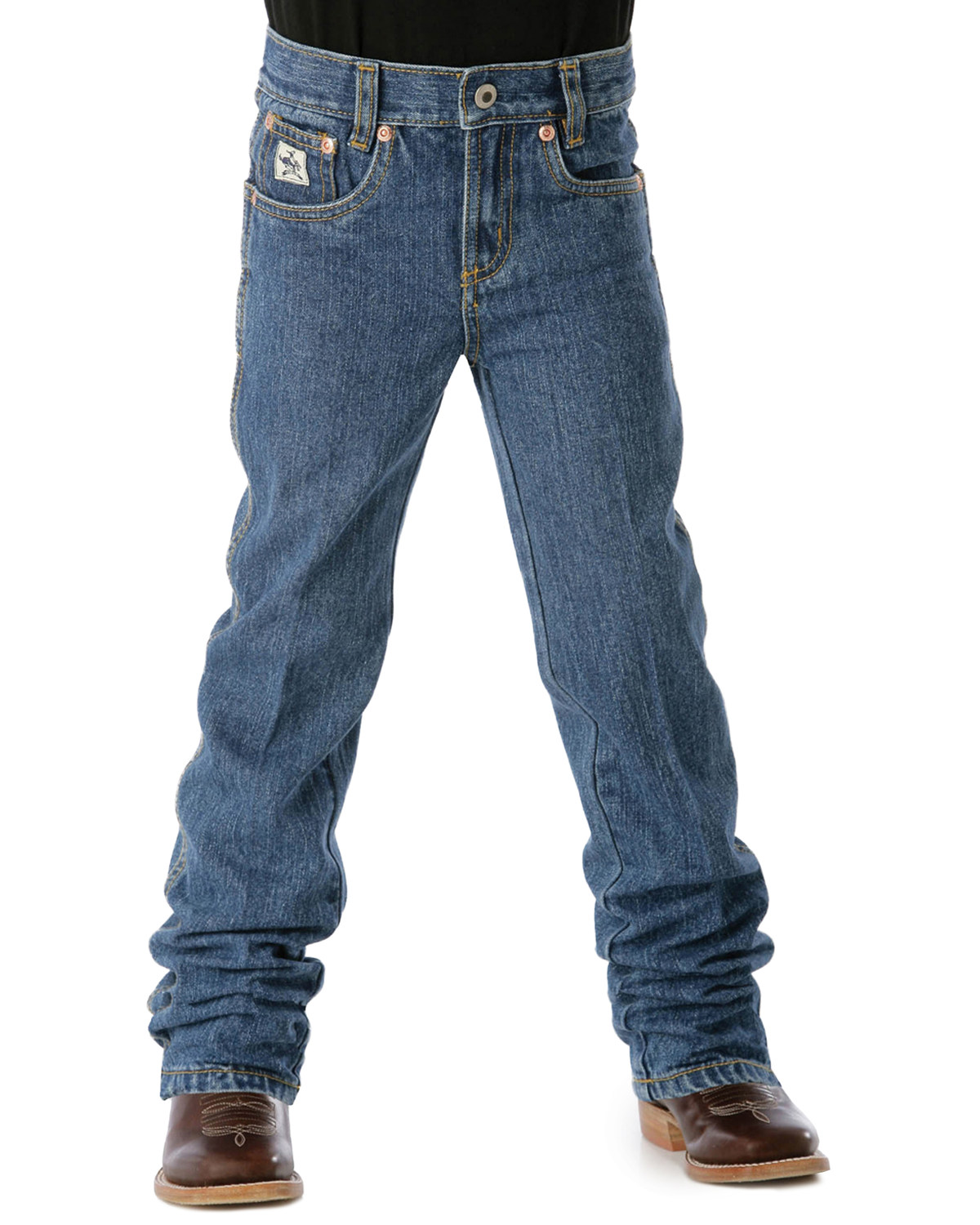 boys slim uniform pants