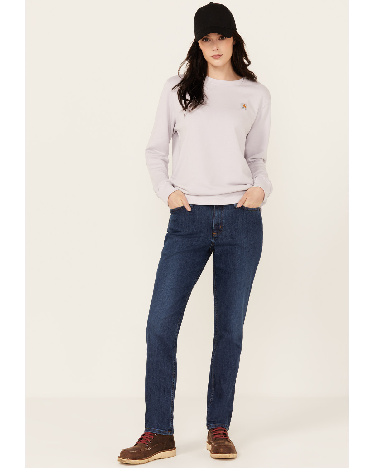 Carhartt Women's Rugged Flex® Relaxed Fit Stretch Denim Jeans
