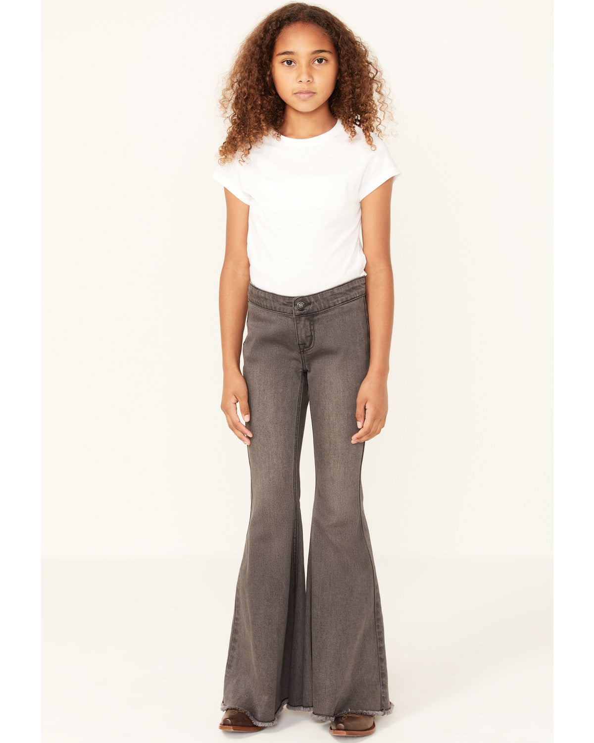 Rock \u0026 Roll Denim Girls' Dark Grey 