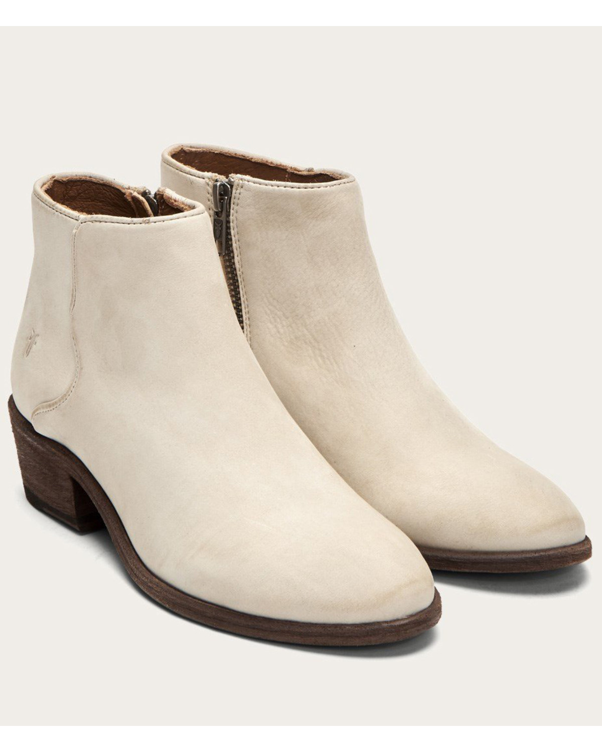 womens ivory booties