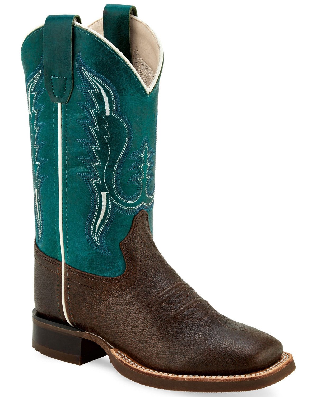 Teal western boots