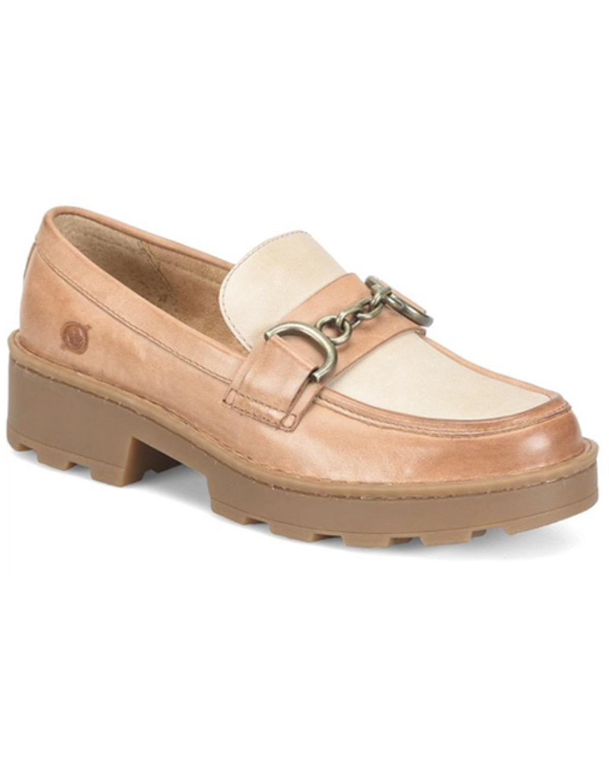 Born Women's Carrera Buckle Penny Loafers