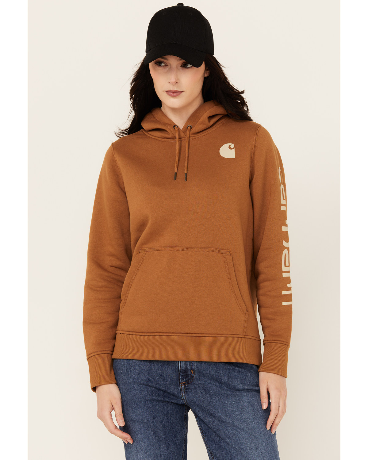 Carhartt Women's Relaxed Fit Midweight Sleeve Graphic Sweatshirt