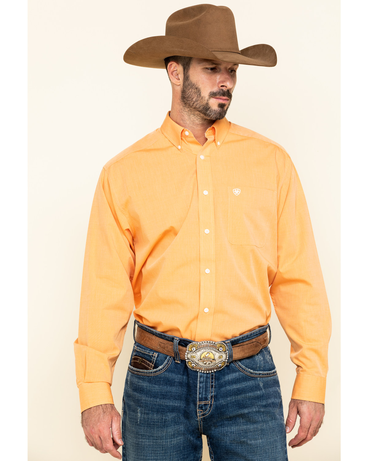 Yellow ariat shirt clearance