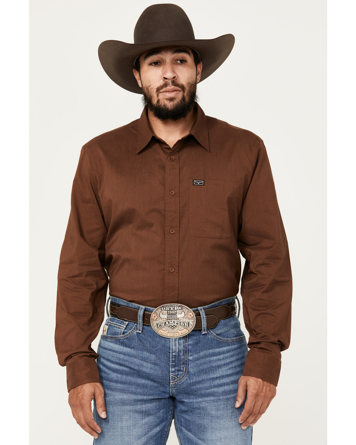 Kimes Ranch Men's Linville Long Sleeve Button-Down Performance Western Shirt