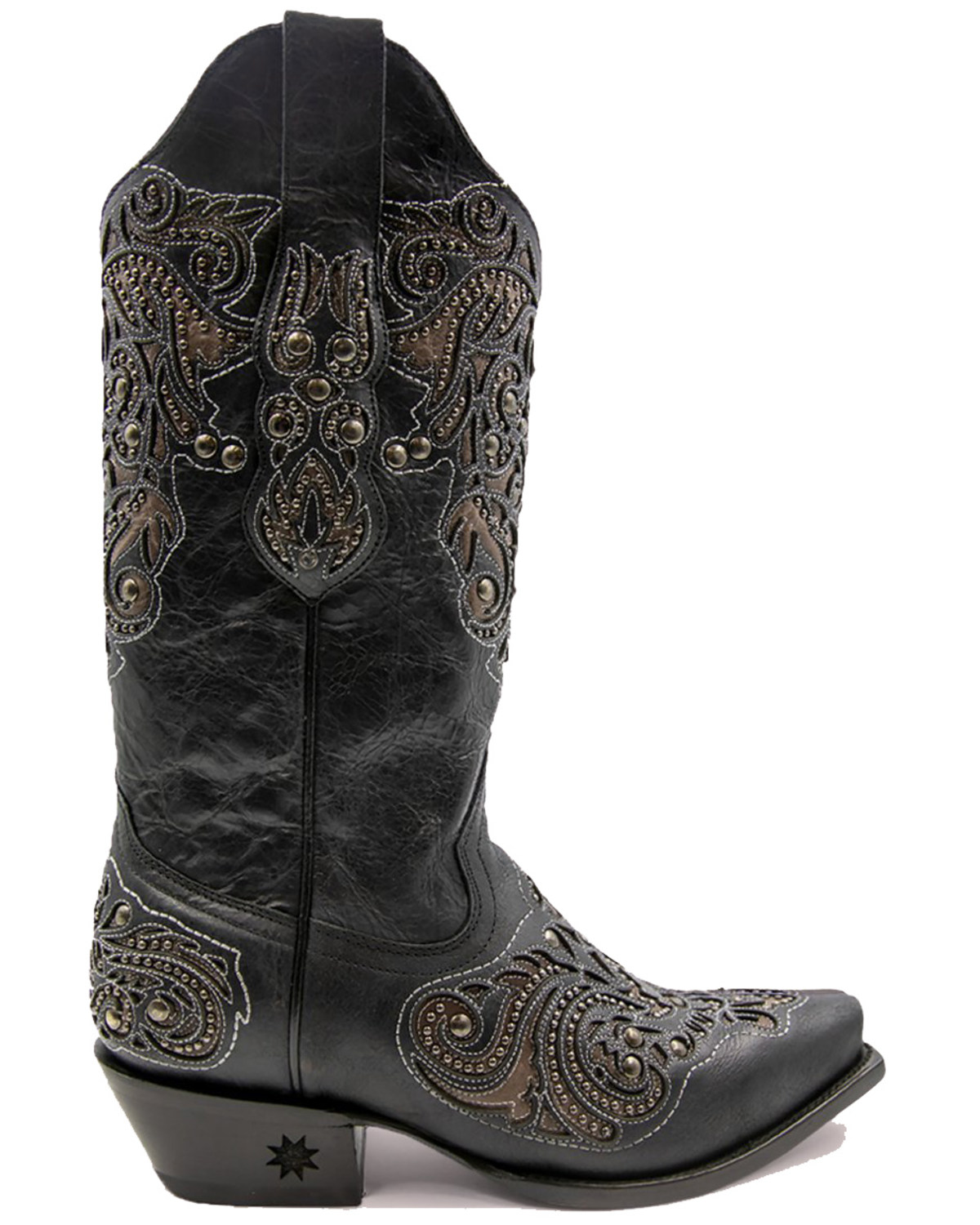 Black Star Women's Salado Western Boots - Snip Toe