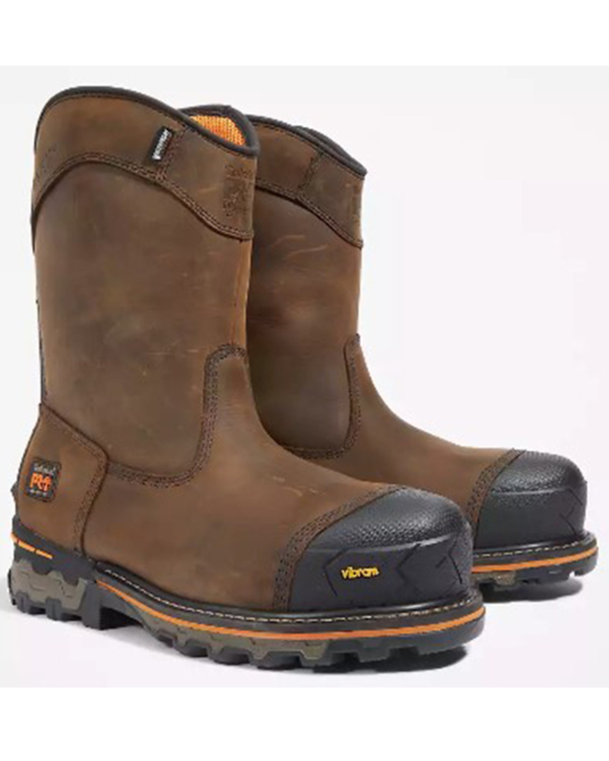 Timberland Pro Men's Boondock Waterproof Pull-On Work Boots - Composite Toe