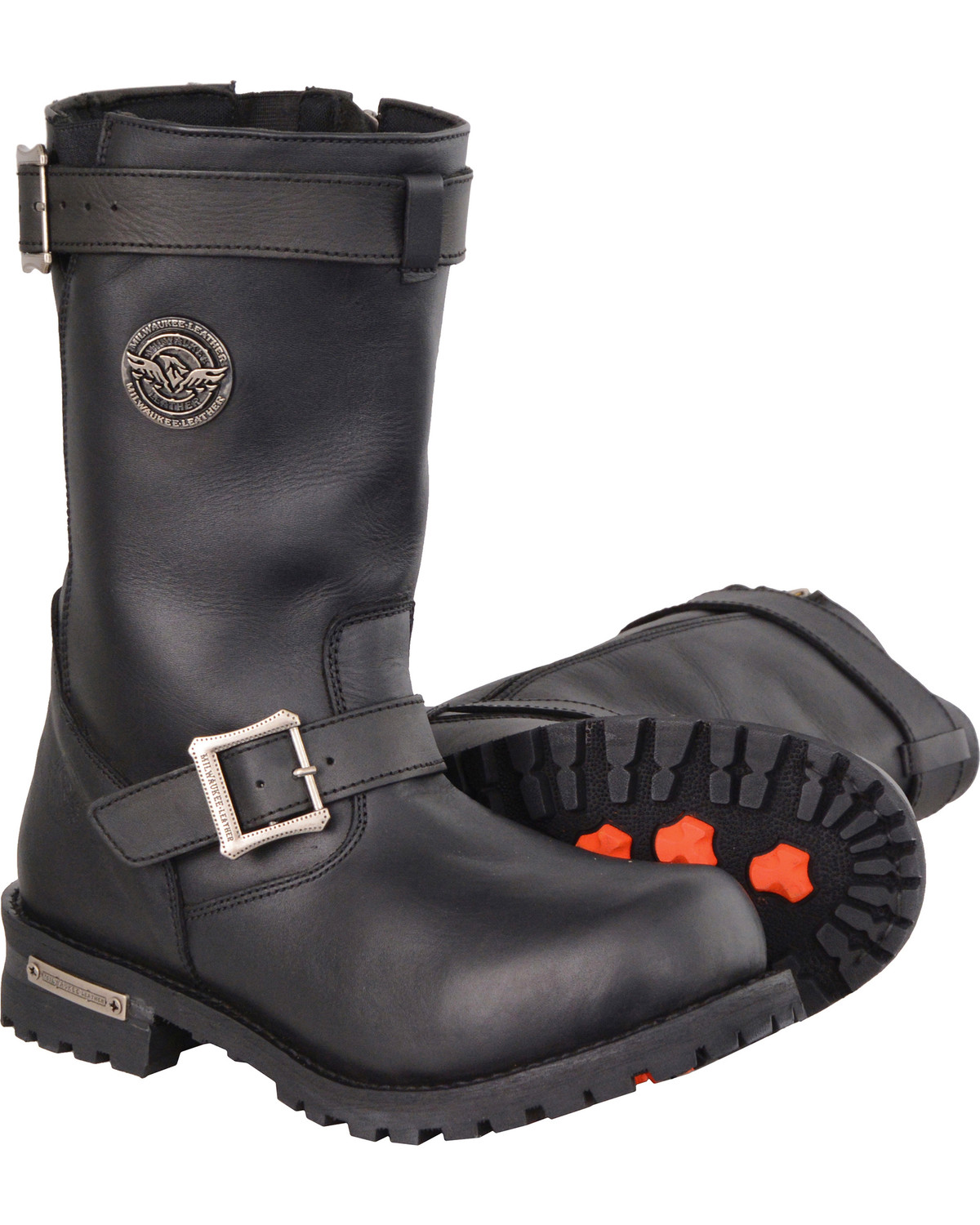 Milwaukee Leather Men's 11" Classic Engineer Boots - Wide