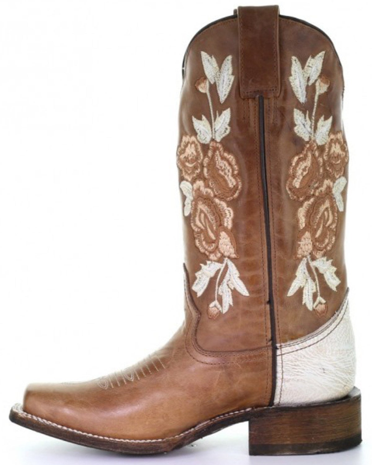 Corral Women's Honey Floral Western Boots Square Toe Boot Barn
