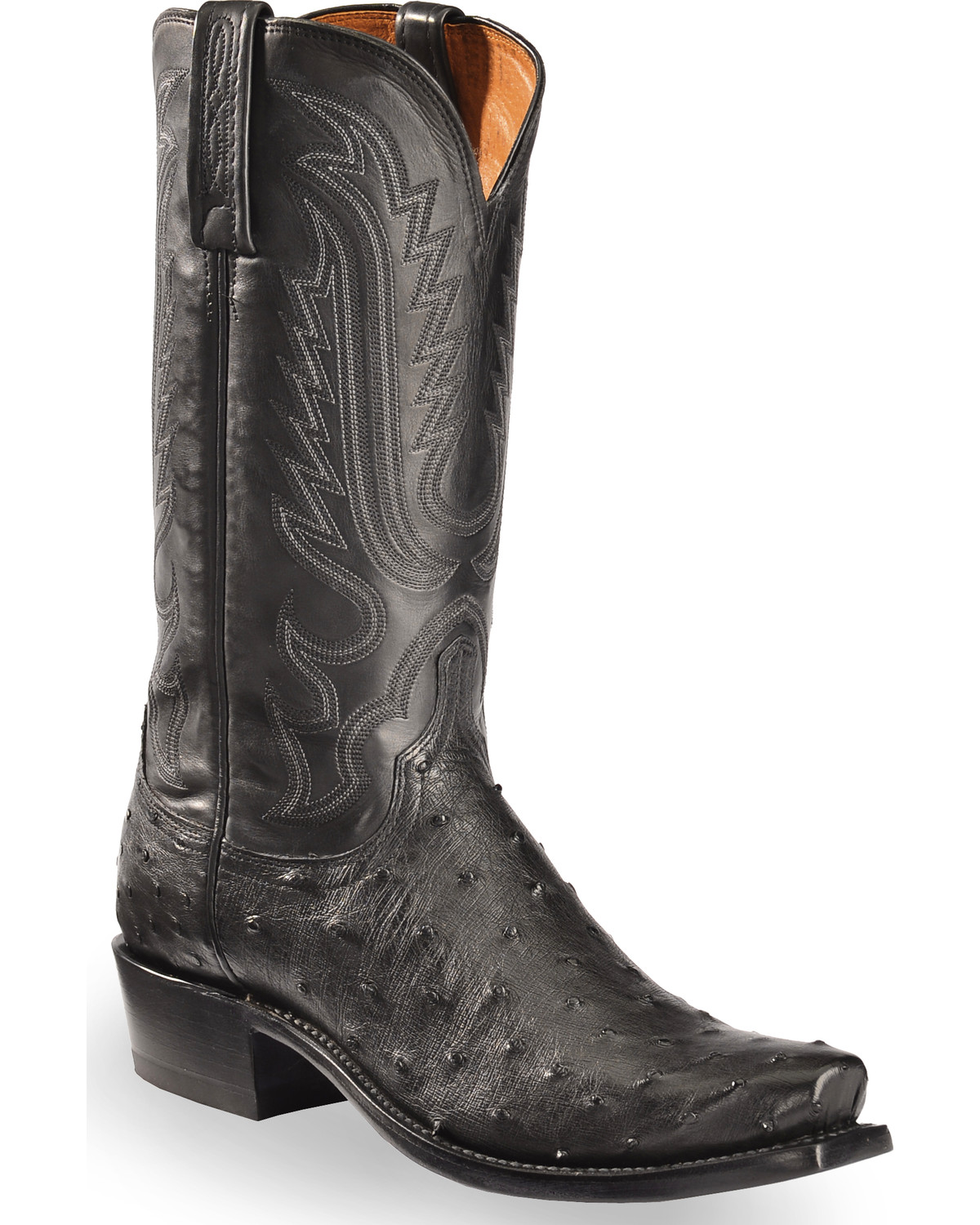 lucchese mens ostrich boots
