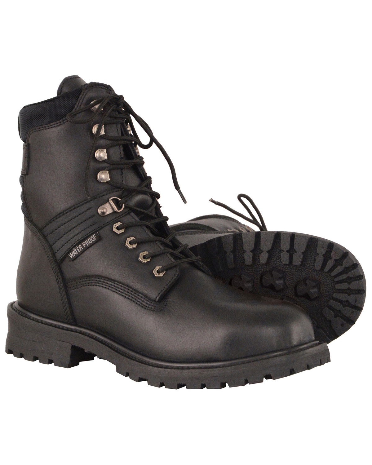 Milwaukee Leather Men's 7" Waterproof Boots - Round Toe