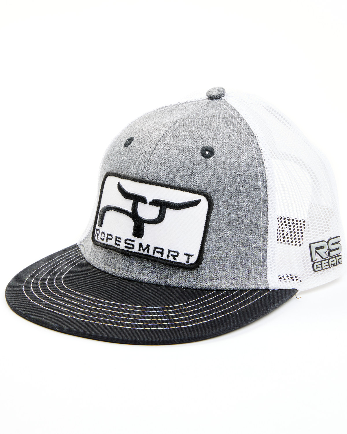 RopeSmart Men's Steerhead Patch Mesh-Back Trucker Cap