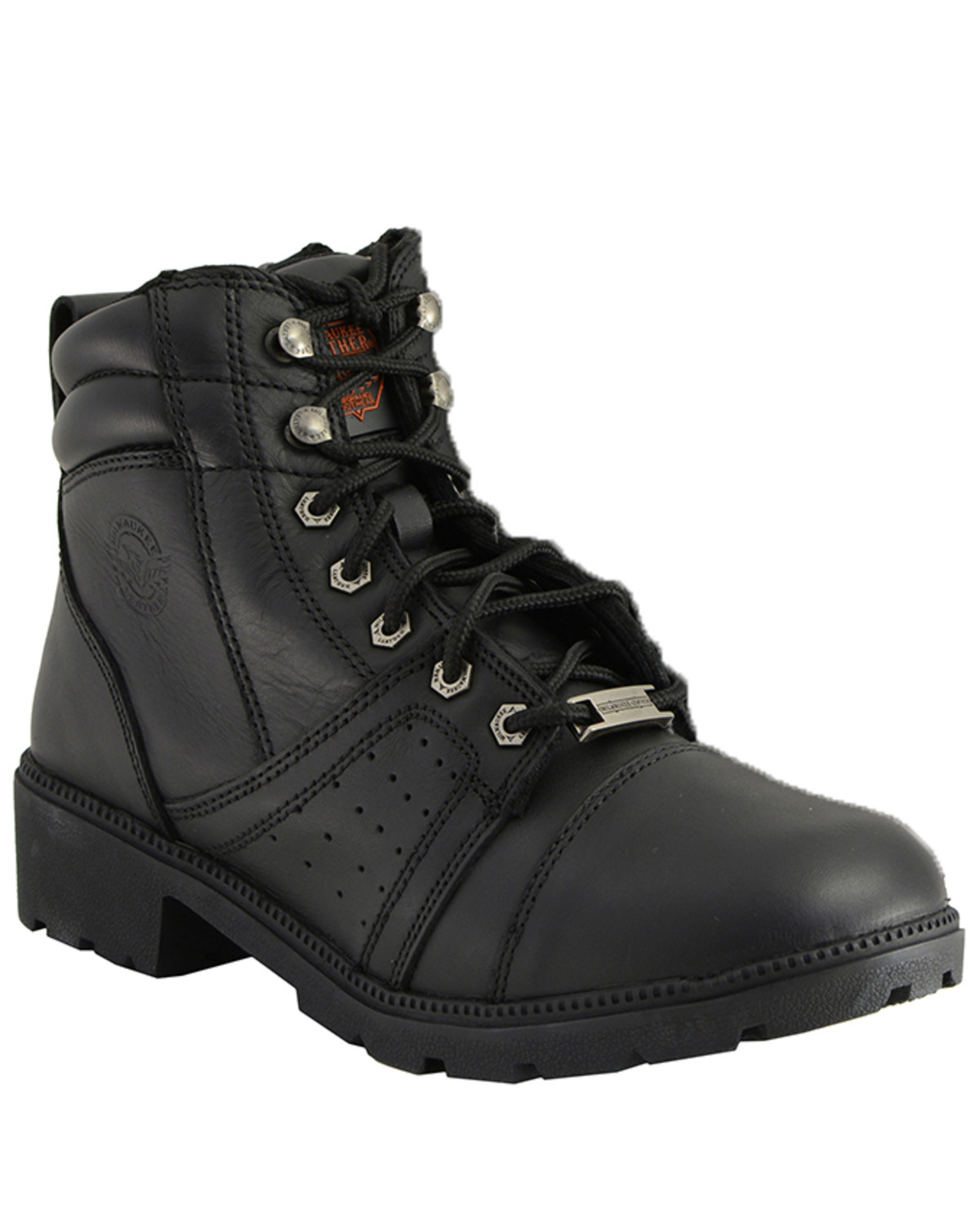 Milwaukee Leather Women's Lace To Toe Boots - Round