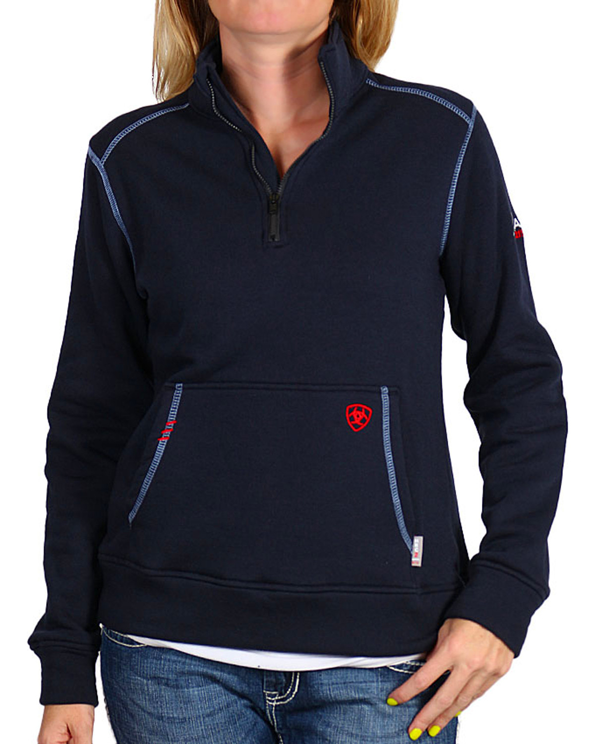 Ariat Women S Flame Resistant Polartec Fleece Sweatshirt Boot Barn
