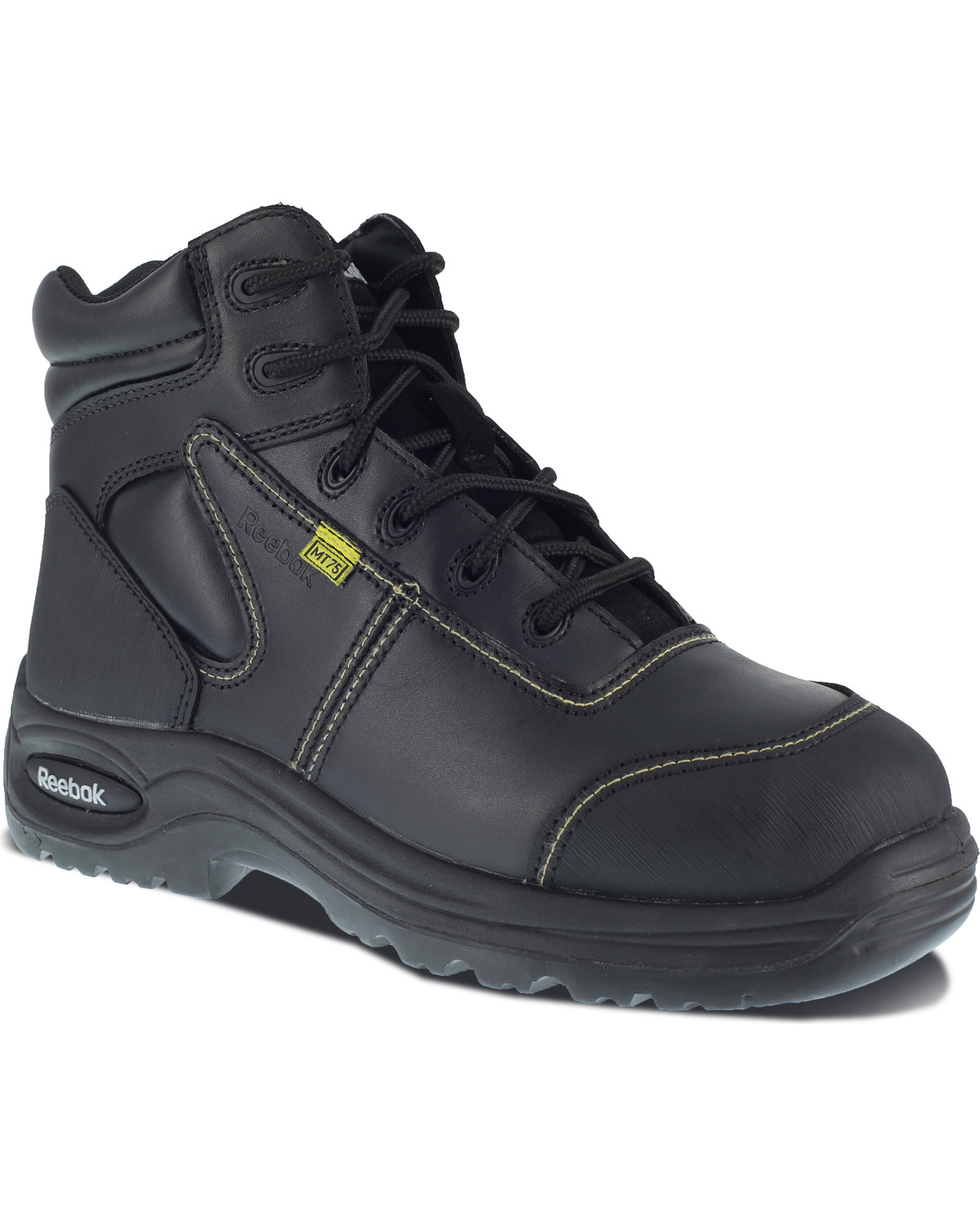 Reebok Men's Trainex 6" Lace-Up Internal Met Guard Work Boots - Composite Toe