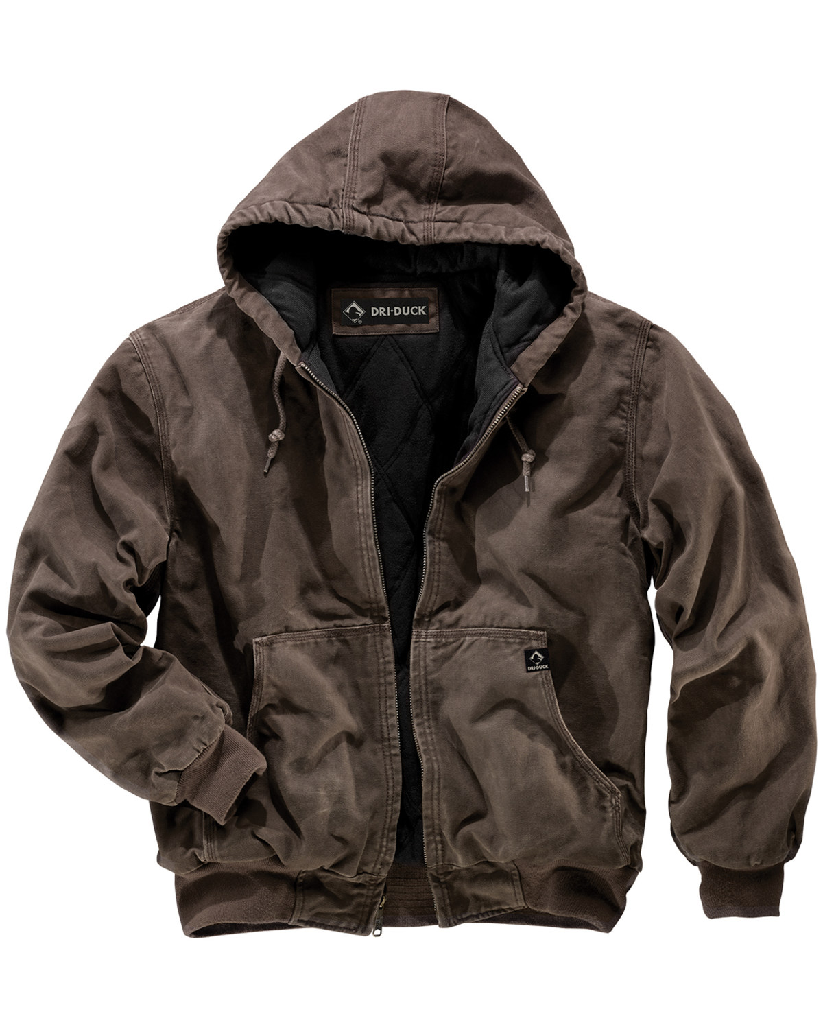 Dri Duck Men's Cheyenne Hooded Work Jacket - Big Sizes (3XL 4XL)