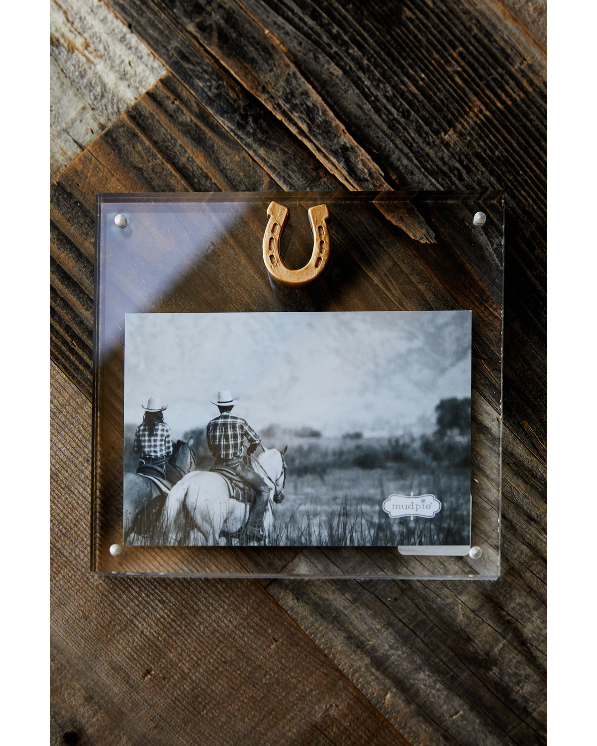 Mud Pie Horseshoe Acrylic Frame