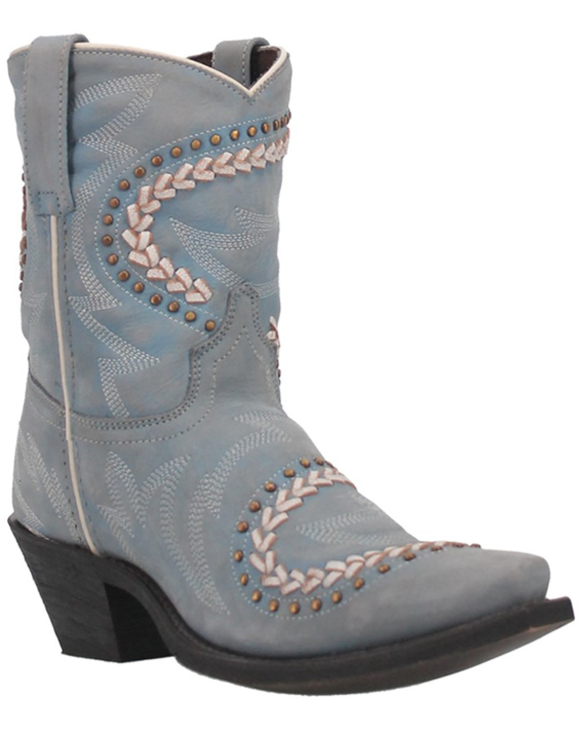 Laredo Women's Fancy Leather Western Boot - Snip Toe
