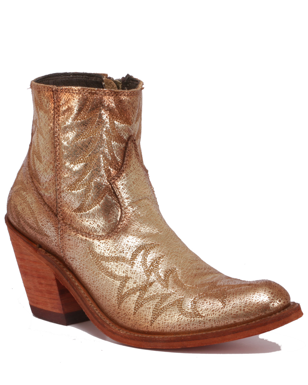 rose gold cowboy boots