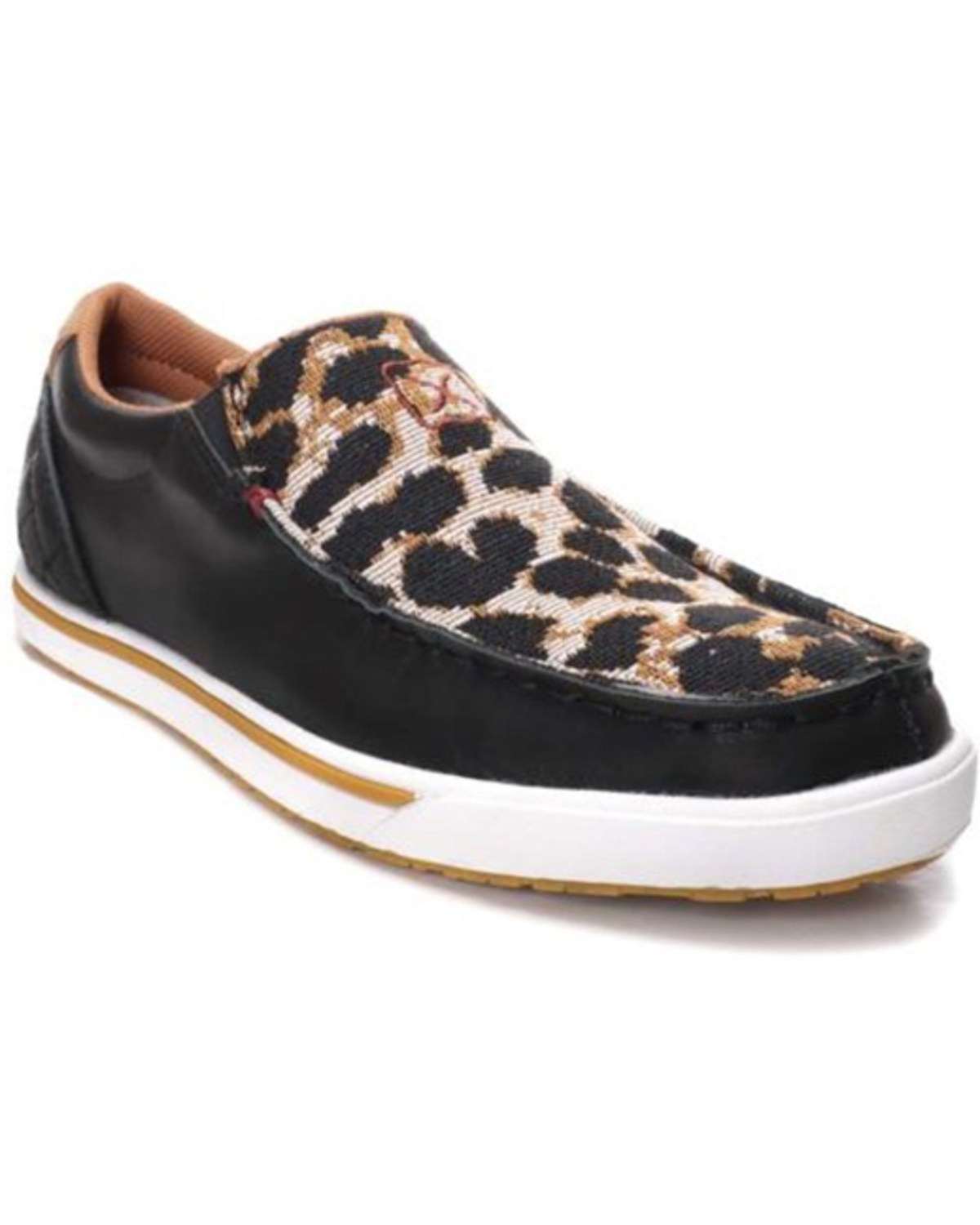 Twisted X Women's Cheetah Print Casual Shoes - Moc Toe