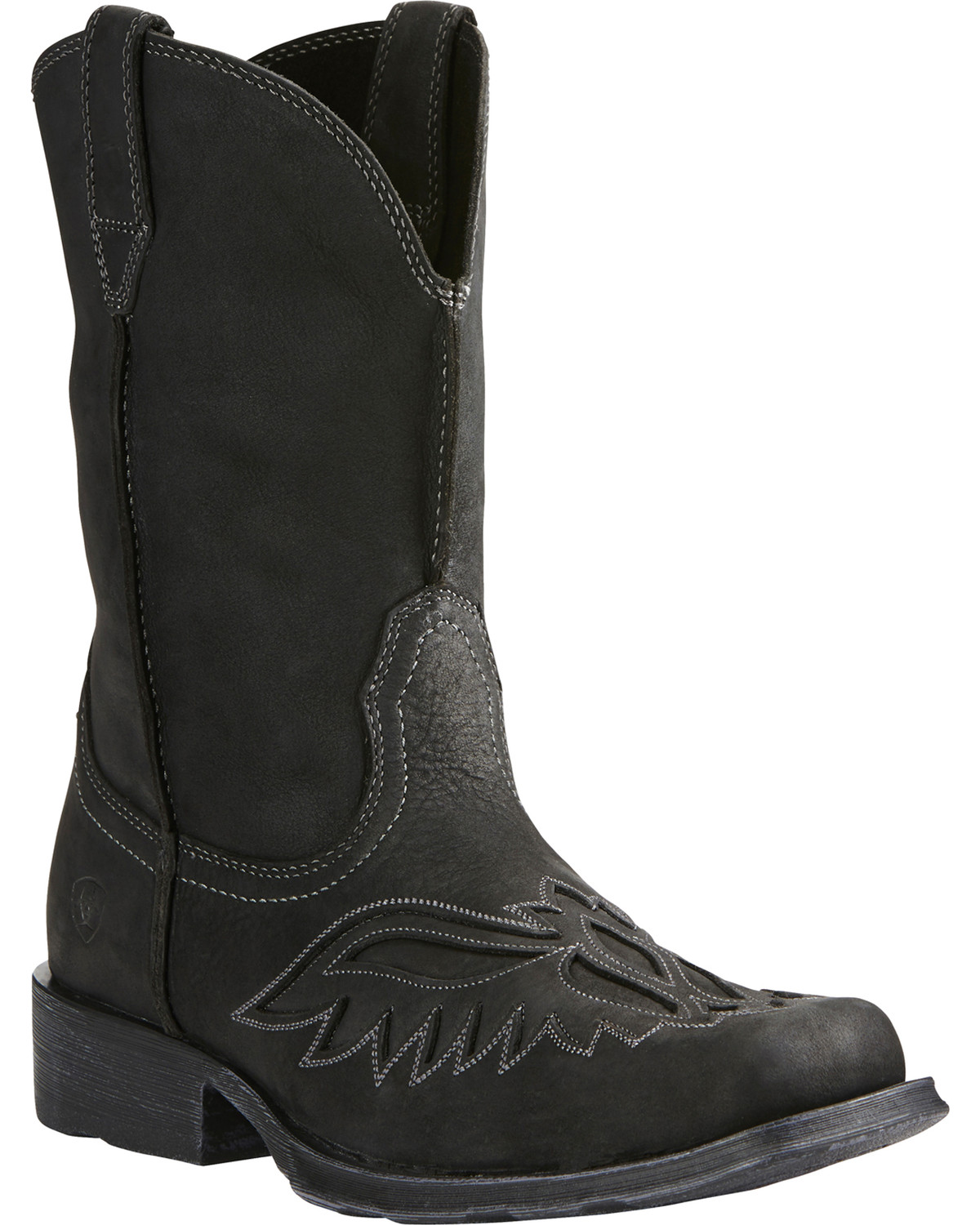 Black ariat rambler boots clearance