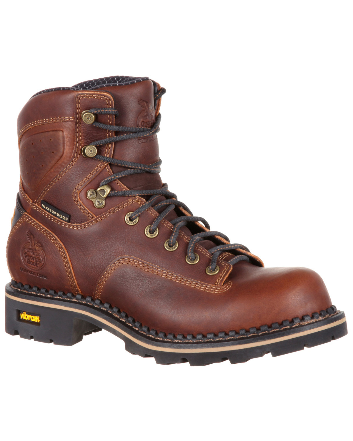 Georgia Boot Men S Comfort Core Low Heel Waterproof Logger Boots
