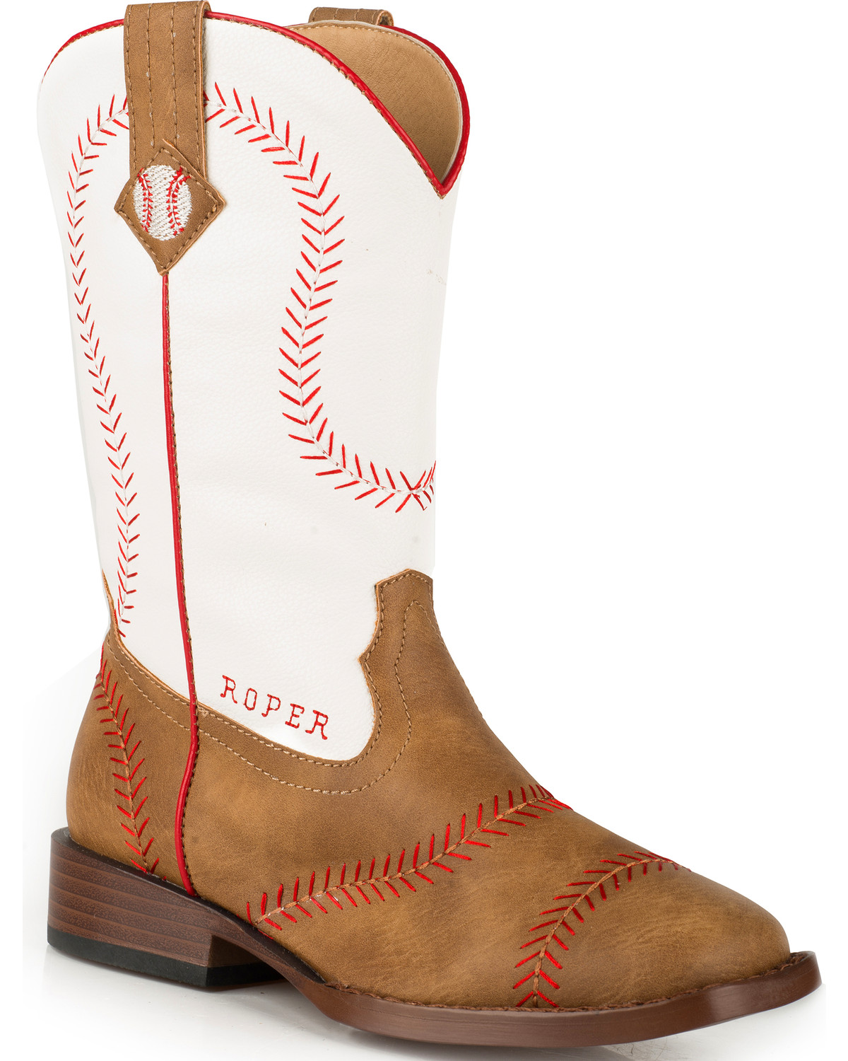 Roper Youth Boys' Baseball Western Boots Square Toe Boot Barn