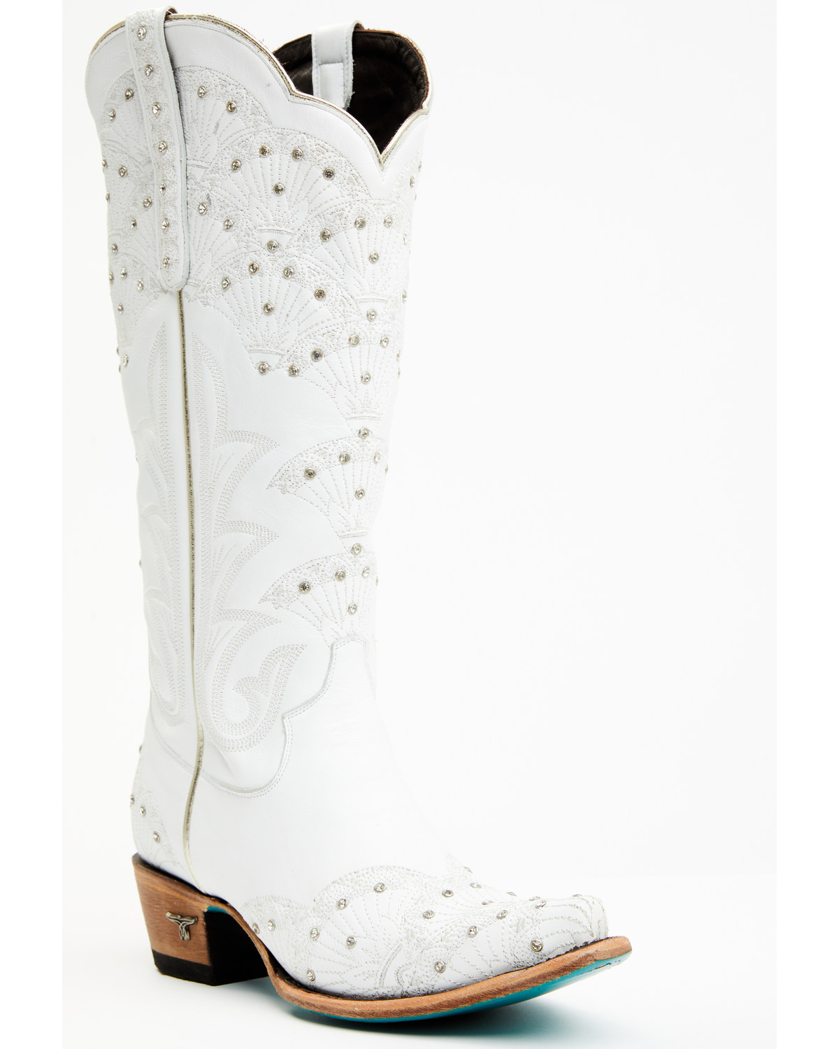 Boot Barn X Lane Women's Exclusive Calypso Leather Western Bridal Boots - Snip Toe