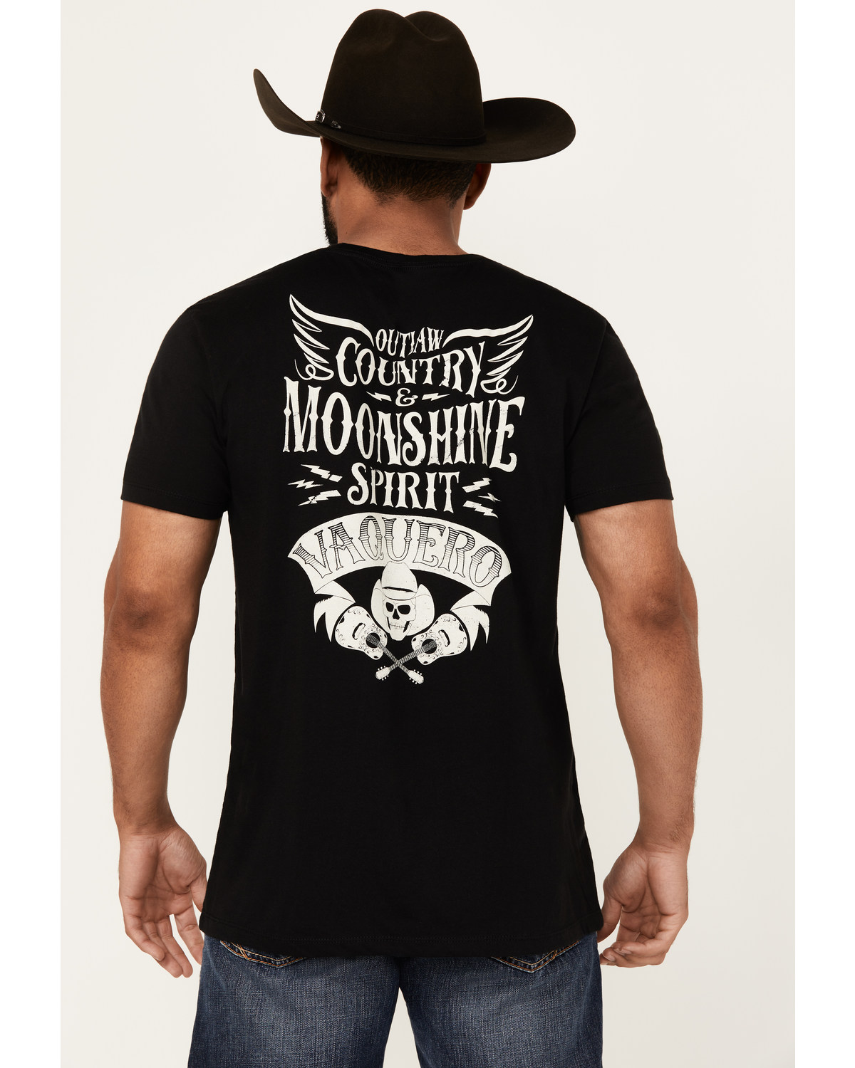 Moonshine Spirit Men's Vaquero Short Sleeve Graphic T-Shirt