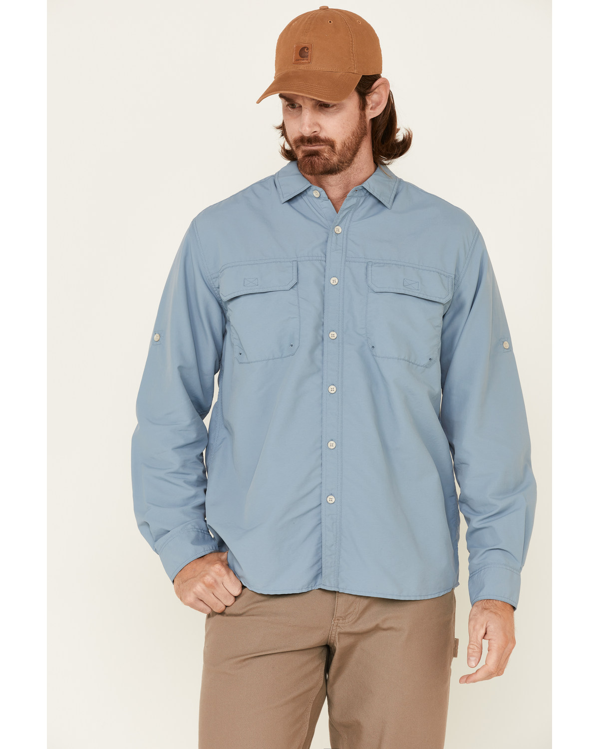 North River Men's Utility Outdoor Long Sleeve Button Down Western Shirt