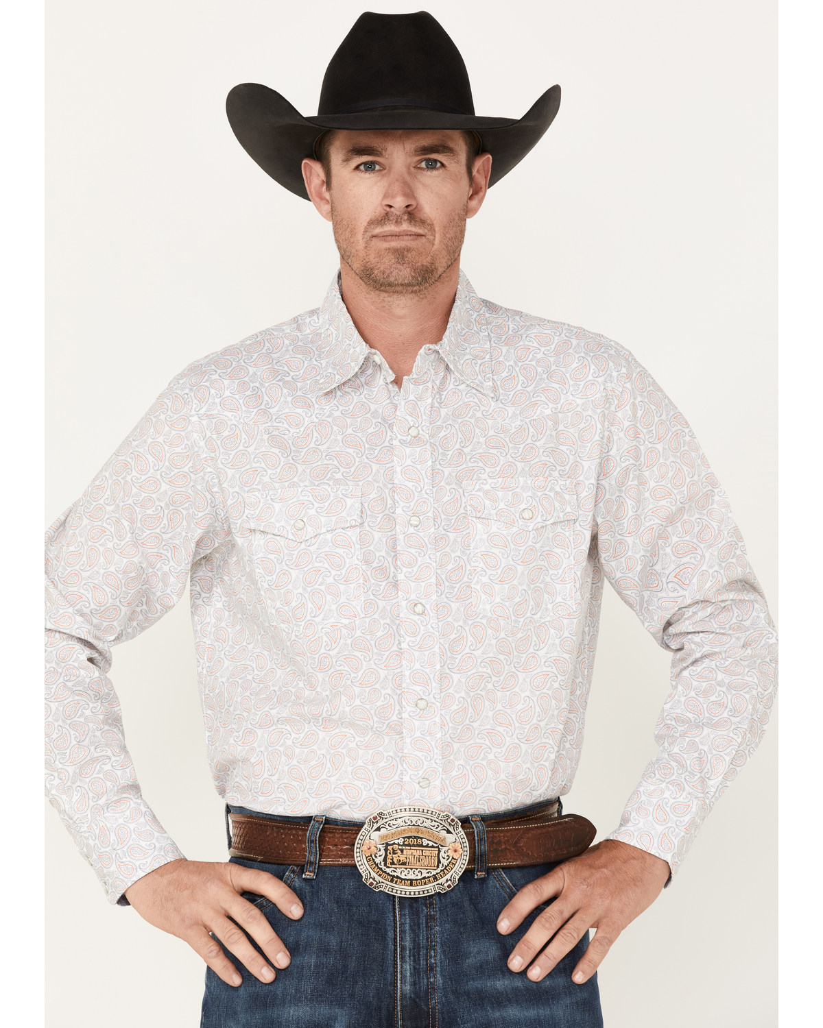 Wrangler Men's 20X Competition Advanced Comfort Long Sleeve Snap Western Shirt