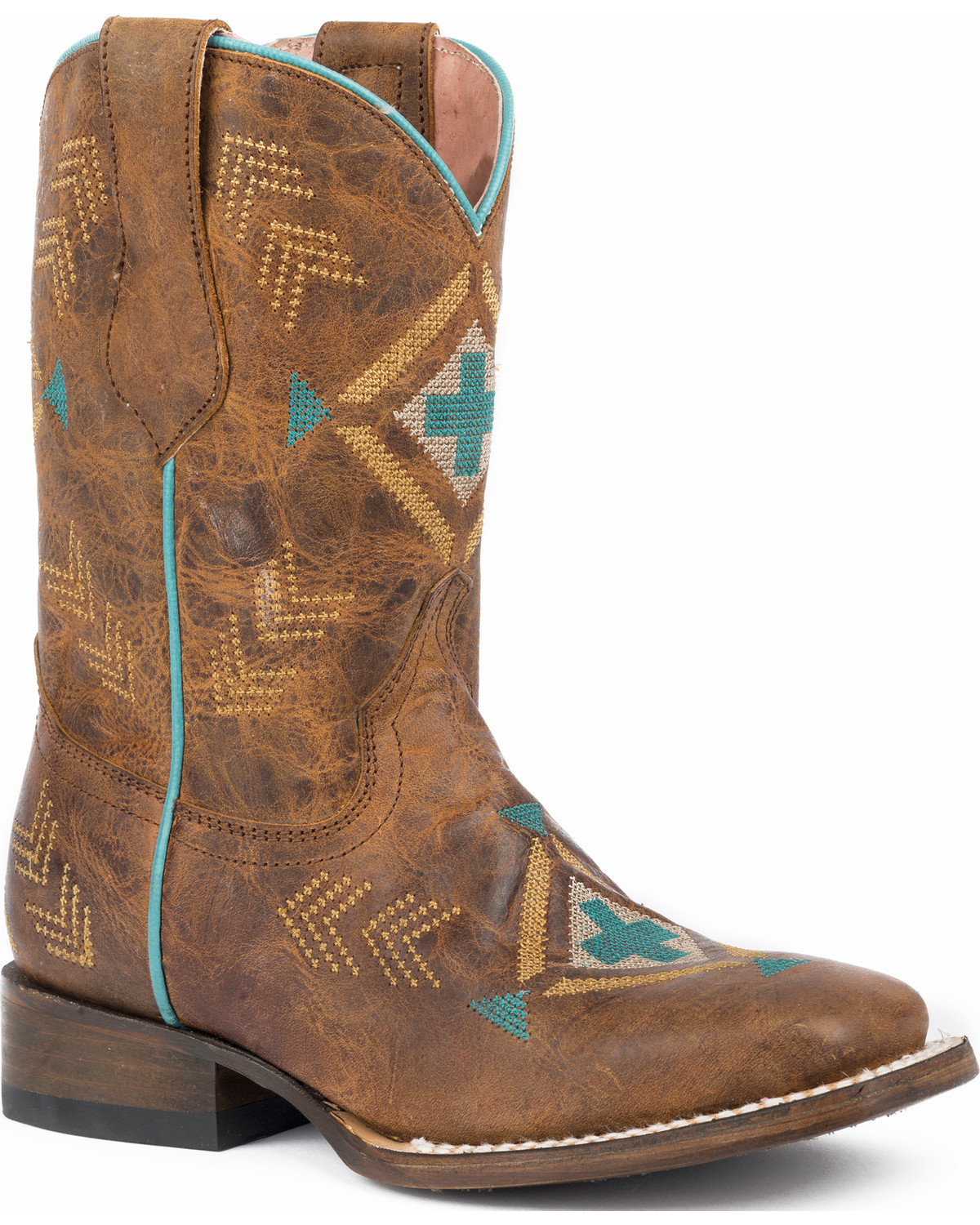 girls teal cowboy boots