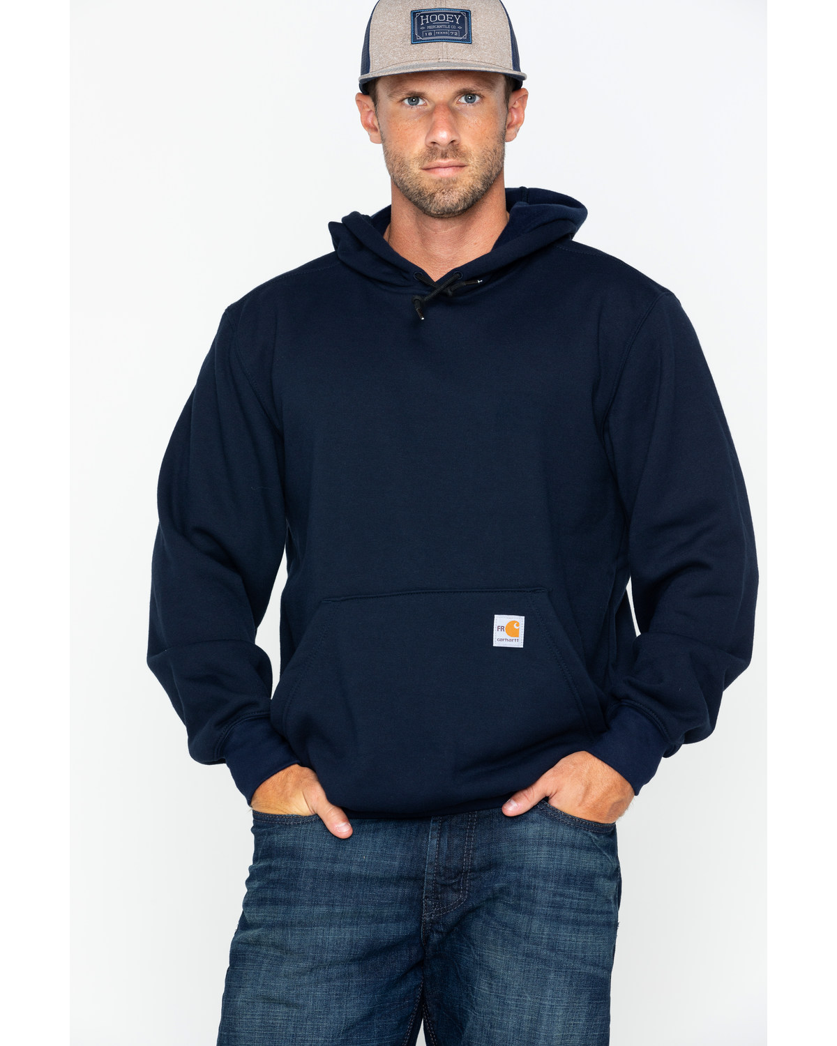 Carhartt Men's FR Hooded Pullover Solid Work Sweatshirt
