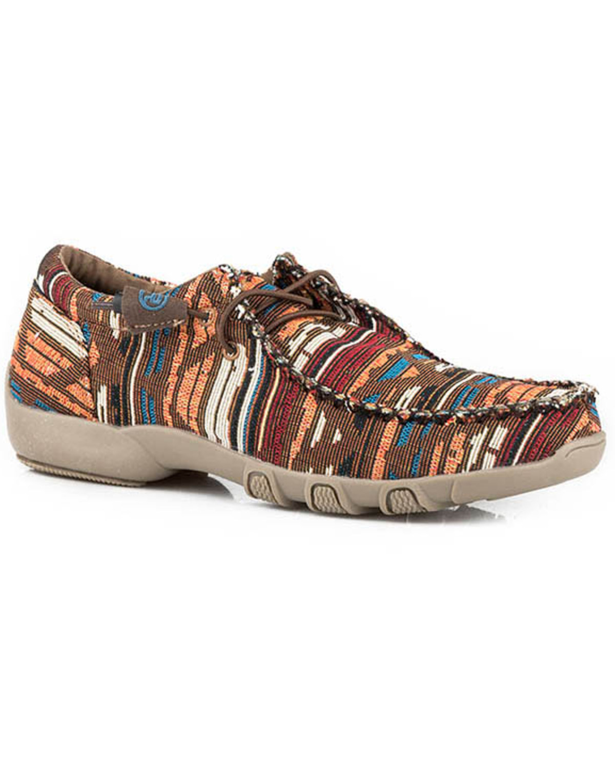 Roper Women's Chillin' Southwestern Print Casual Shoes - Moc Toe