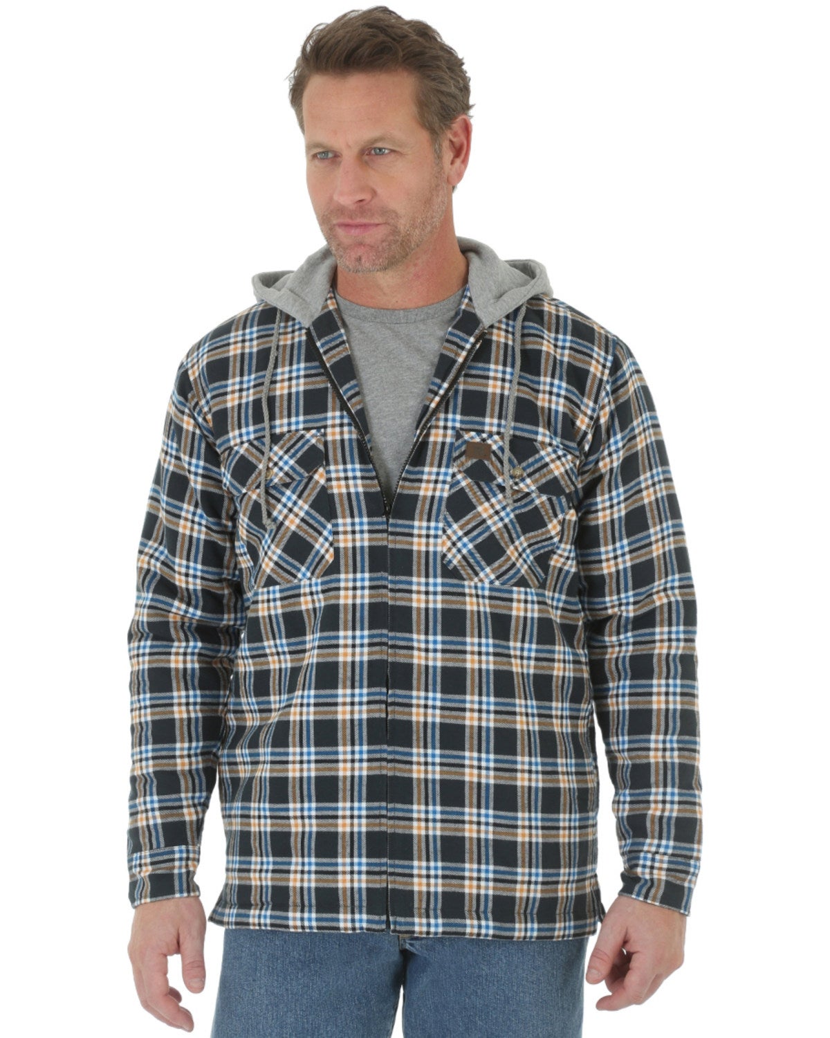 wrangler plaid jacket