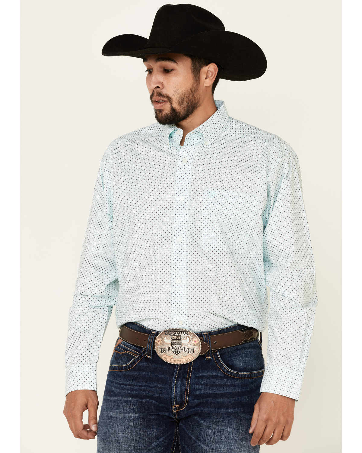 Ariat Men's Penn Geo Print Long Sleeve Western Shirt