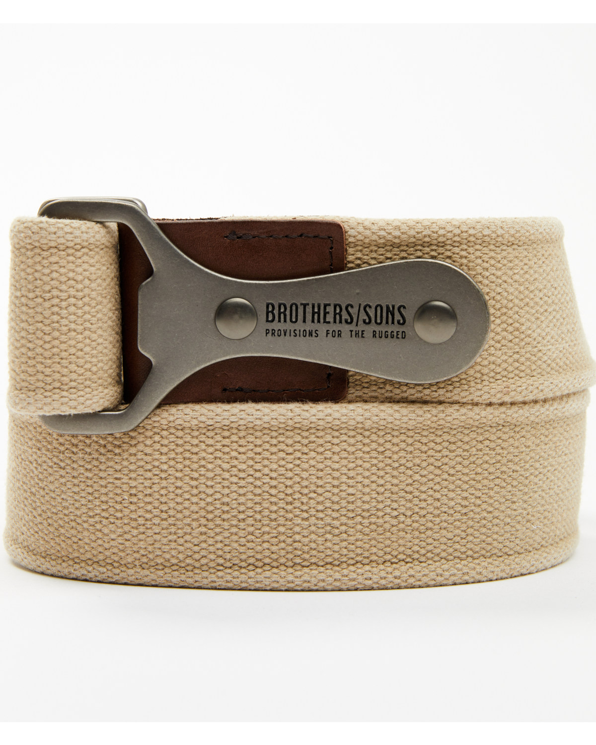 Brothers and Sons Men's Bottle Opener Canvas Belt